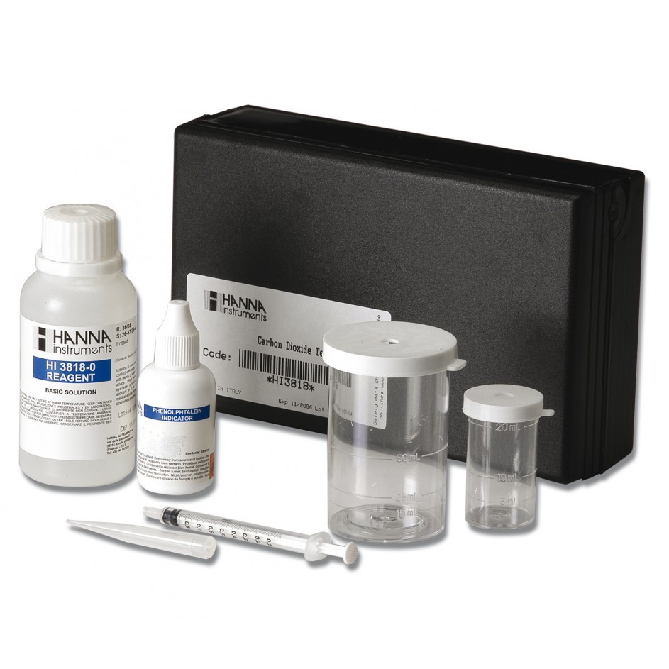 Hanna HI3818 Trousse d'analyse du dioxyde de carbone